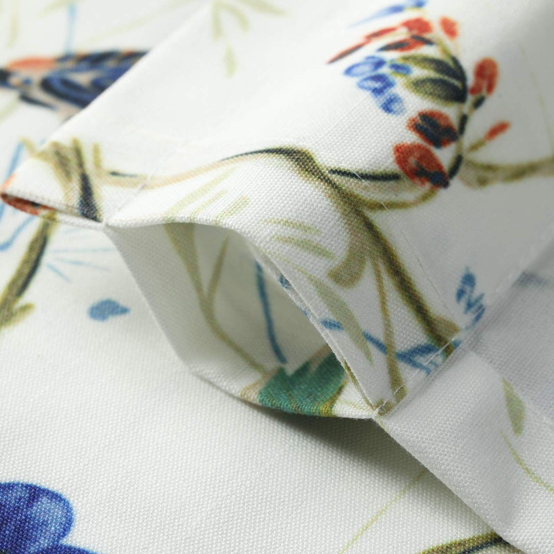 VOGOL Birds Printed Valances for Windows, Pocket Window Curtains Valance for Kitchen Living Room, W52xL18, One Panel - Image 3